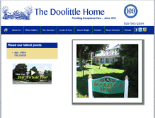 Tablet Screenshot of doolittle-home.org